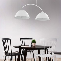 Suspension double - Faro blanc